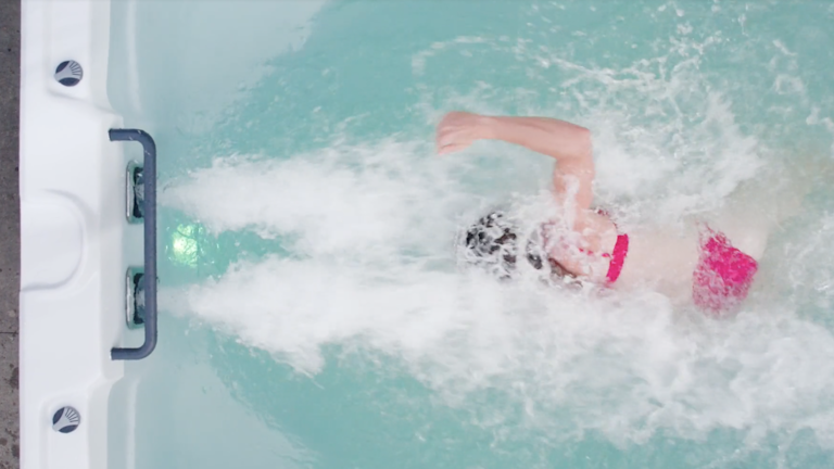 horizontal aqua fitness