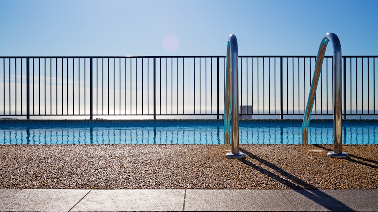 swimming pool fence