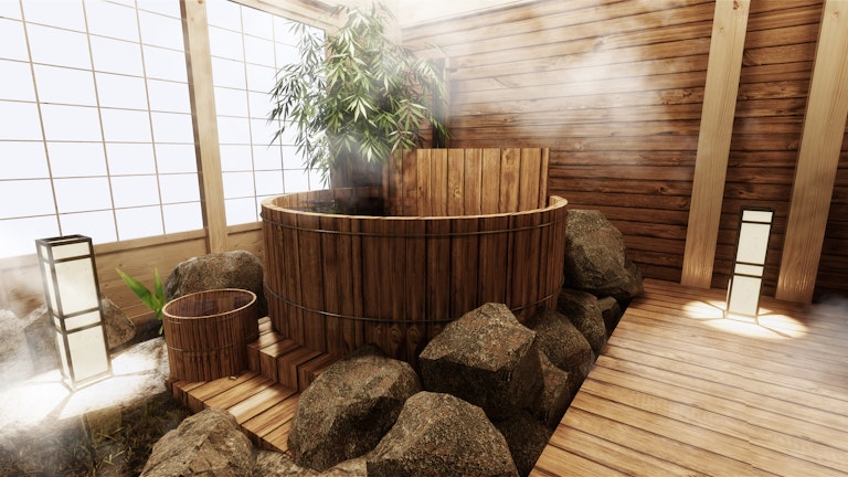 Traditional hot tubs