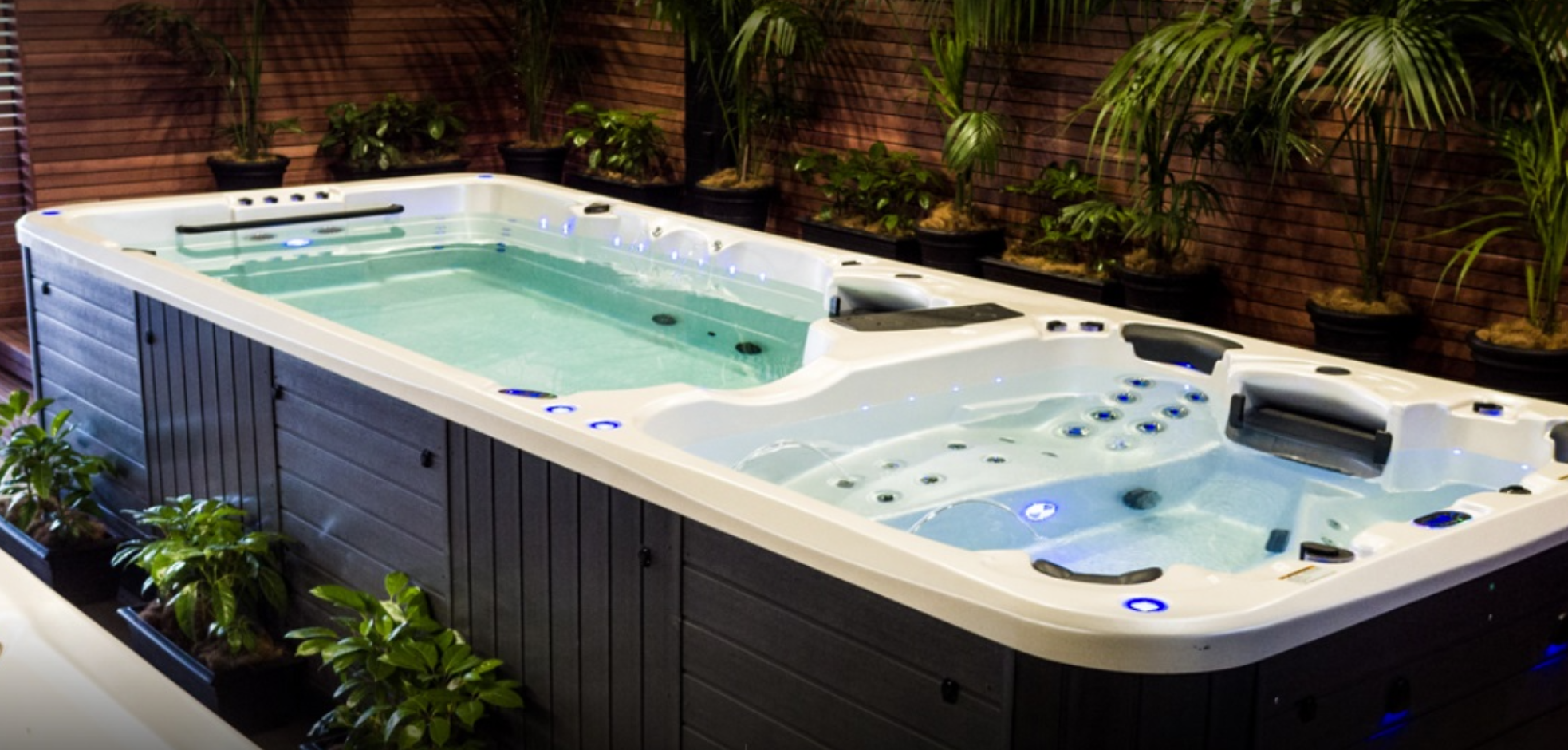 above ground hydrozone swim spa