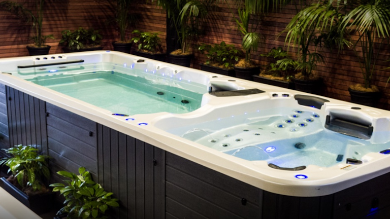 above ground hydrozone swim spa