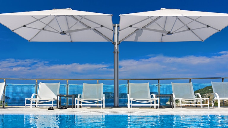 best umbrella over a pool