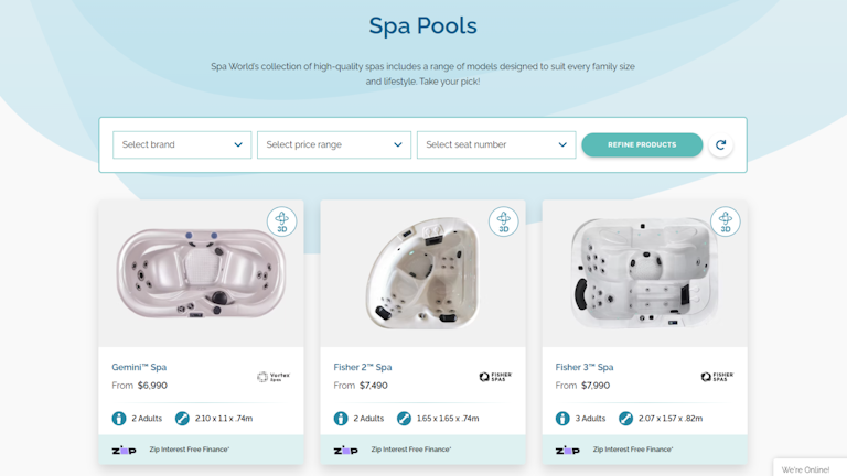 spa-options-when-buying-online