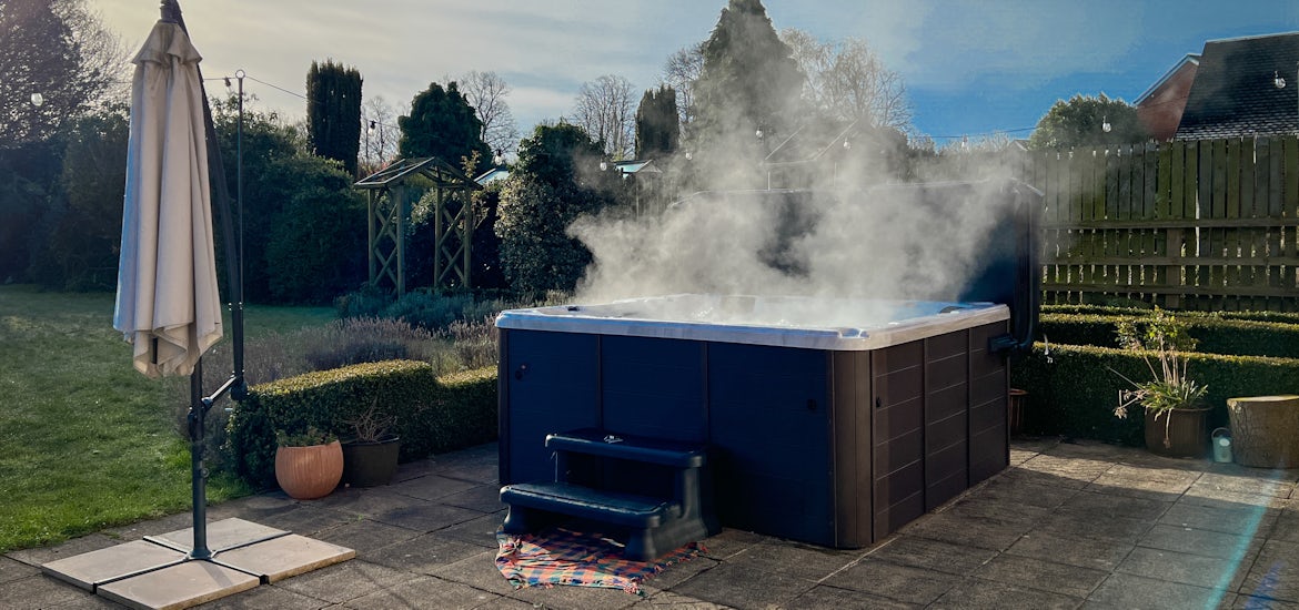 steam from a hot tub