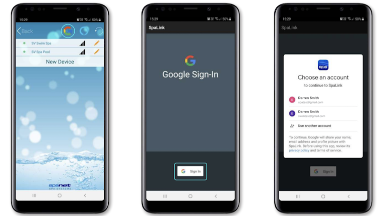 Link Google account to Smartlink
