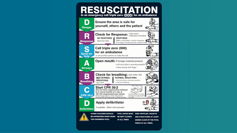 spa safety signage recommendations