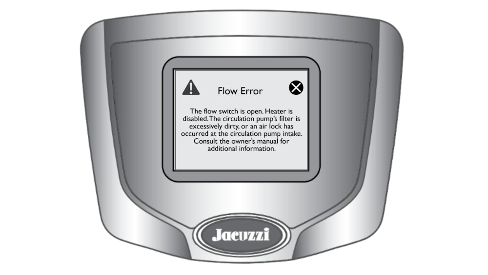 Jacuzzi® J400™ error codes HowtoGuide