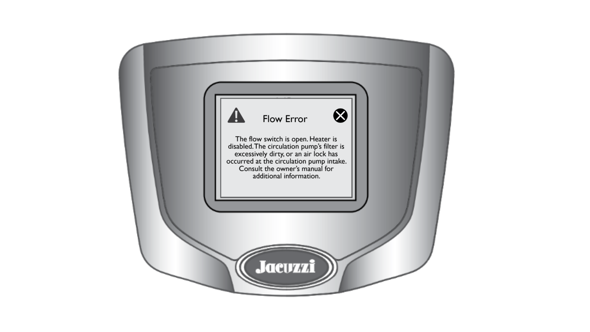 j-400 error message on keypad