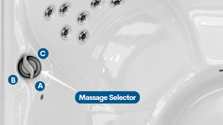 j-200 massage selector