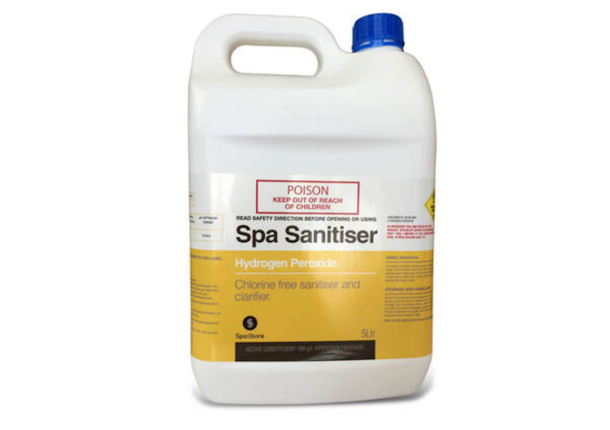 Spa World™ Chlorine Free Sanitiser 5 Ltr Hydrogen Peroxide 190g/L