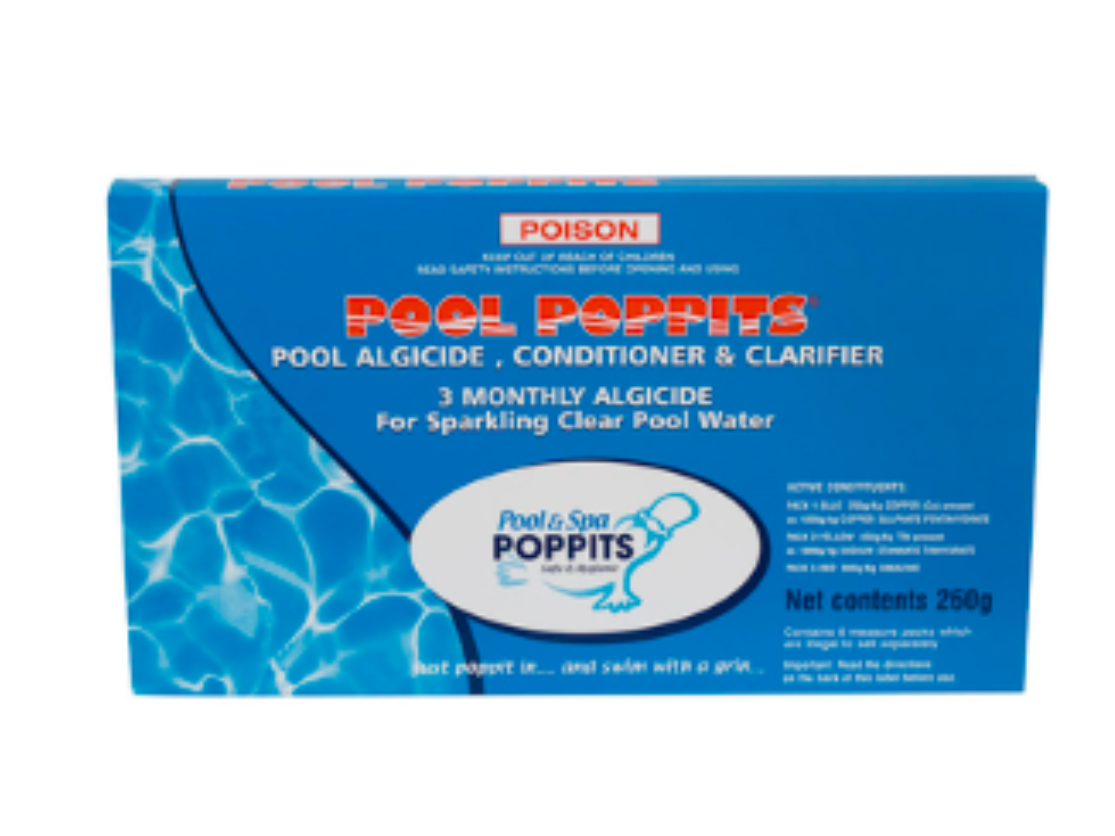 Poppits Pool Algicide Conditioner and Clarifier