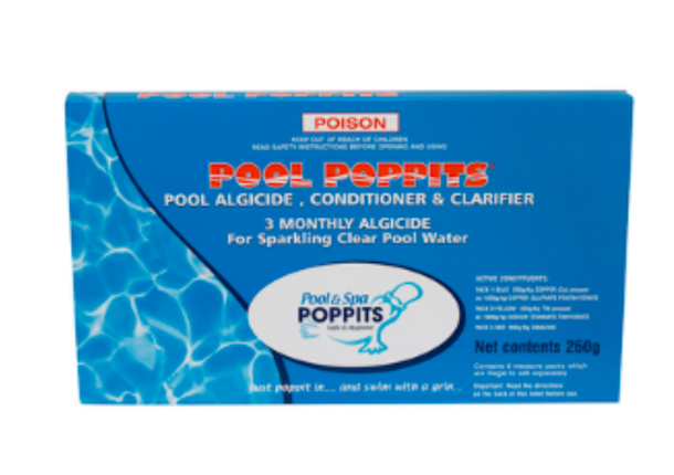 Poppits Pool Algicide Conditioner and Clarifier