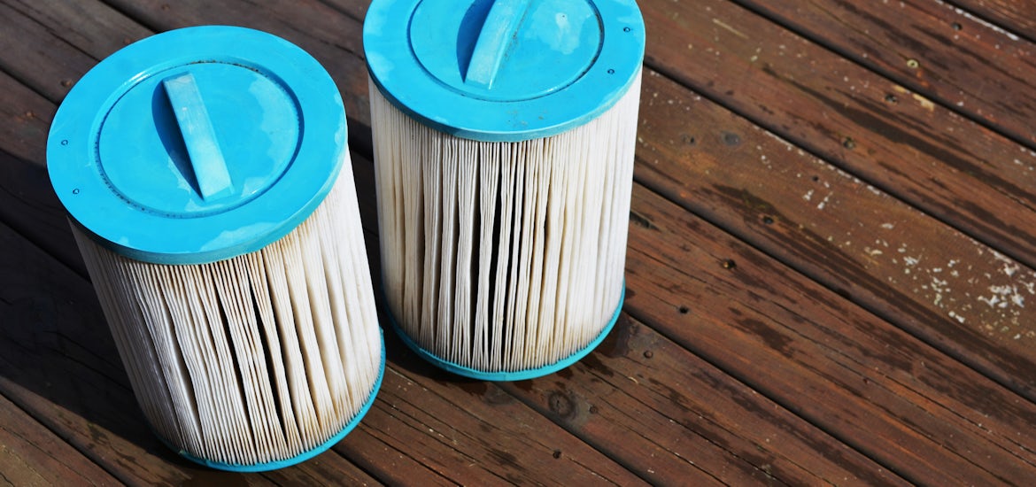 how to clean a spa filter