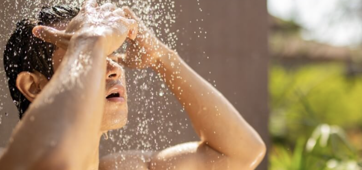 outdoor shower hero
