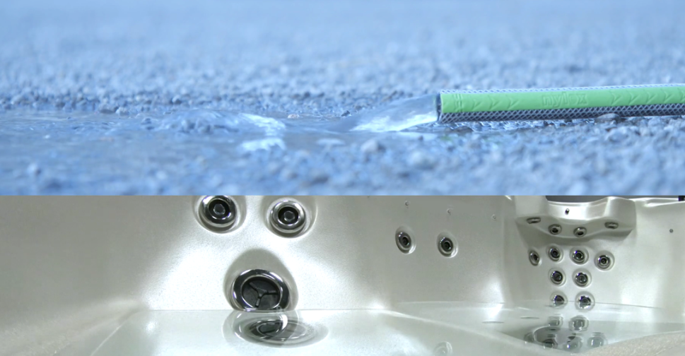 Hose out any residue