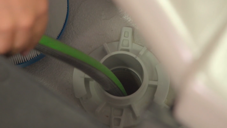 Refill spa with new water