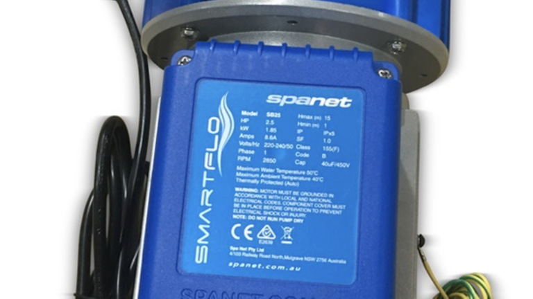 Example of a pump specification plate