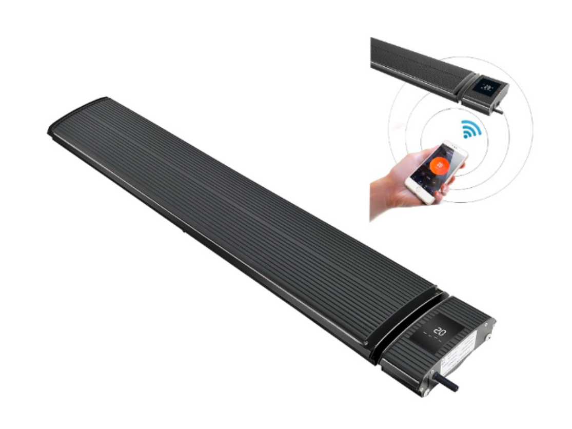 2400W Outdoor Radiant Infrared Electric Heater with Remote