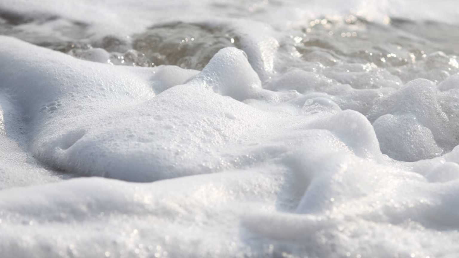 foam in a spa