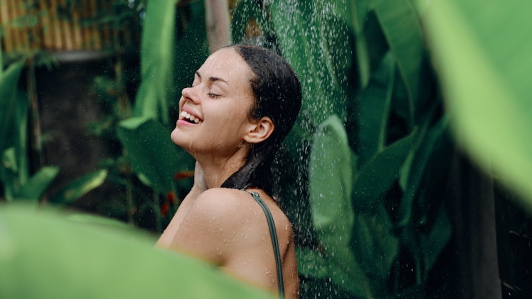 outdoor shower