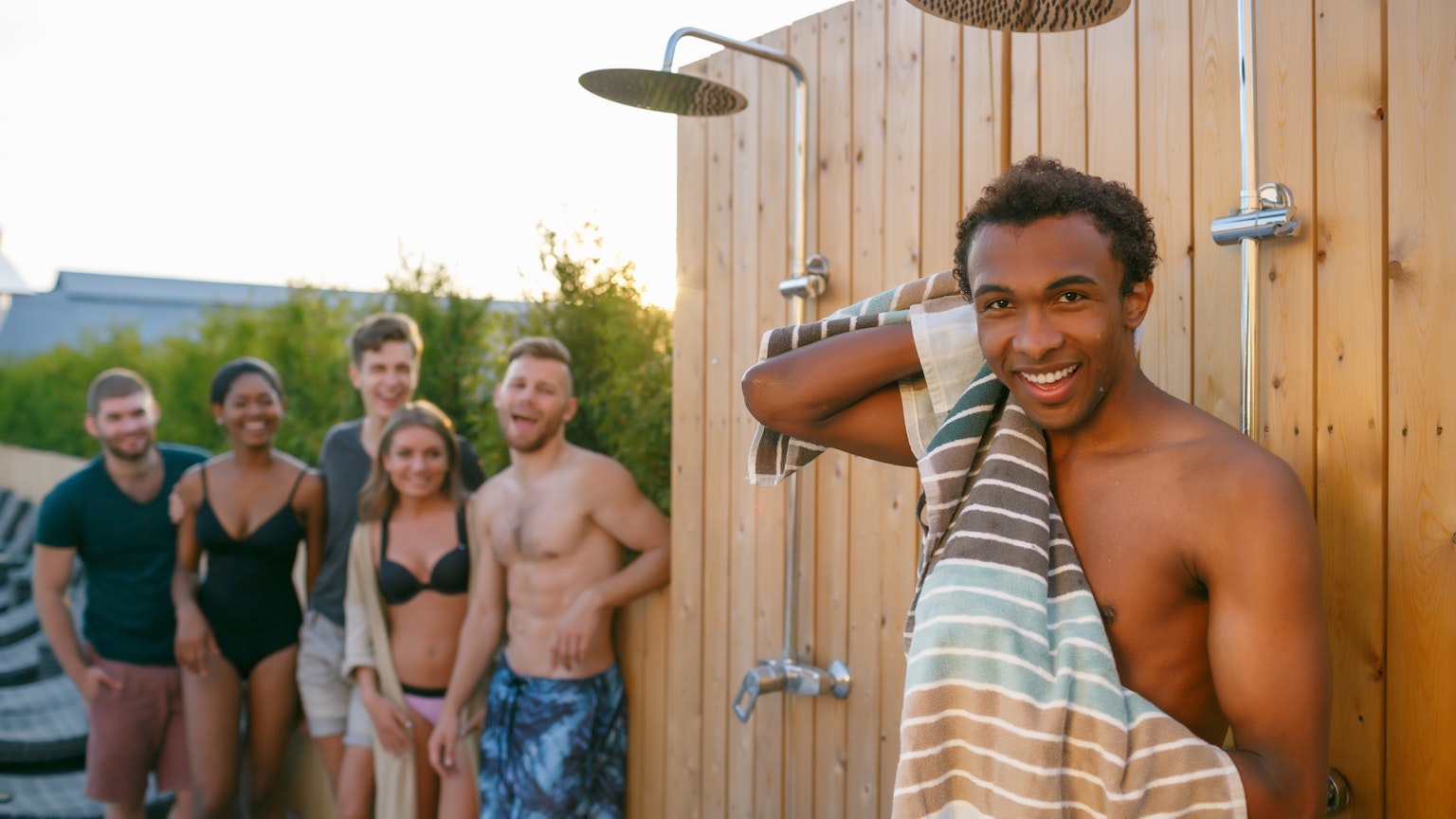 outdoor showers