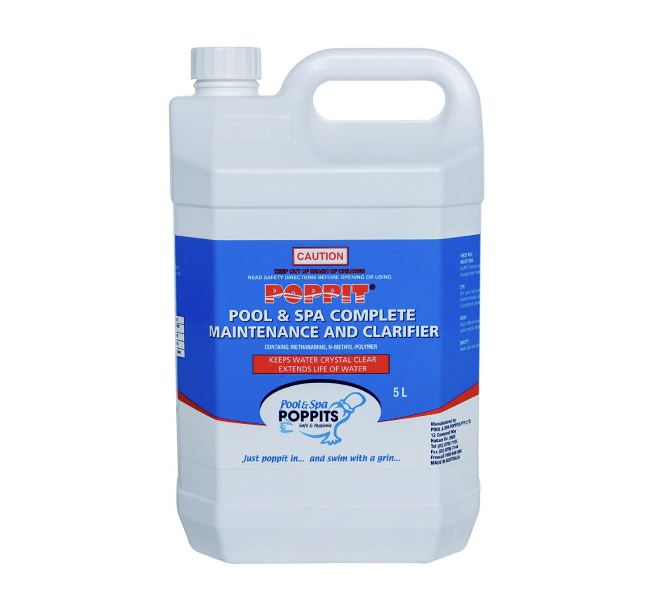 Poppits 5 Litre Spa Complete