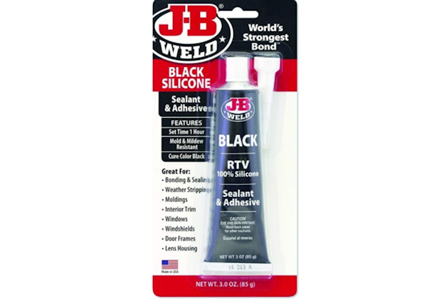 J-B Weld Black RTV Silicone Sealant 85gm