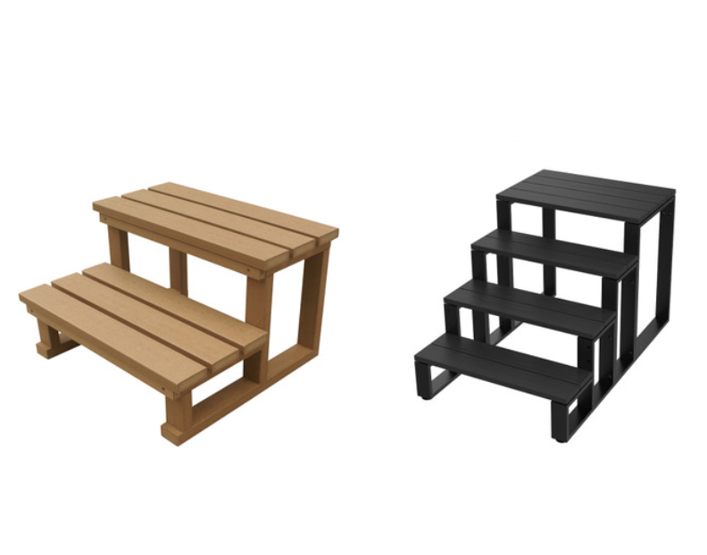 spa pool swim spa steps