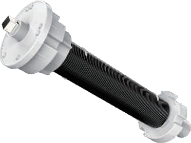 Zip track spring loaded system