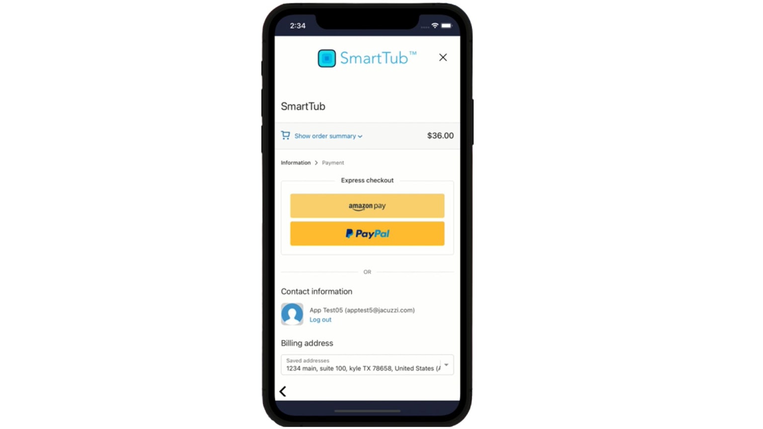 Smarttub payment options