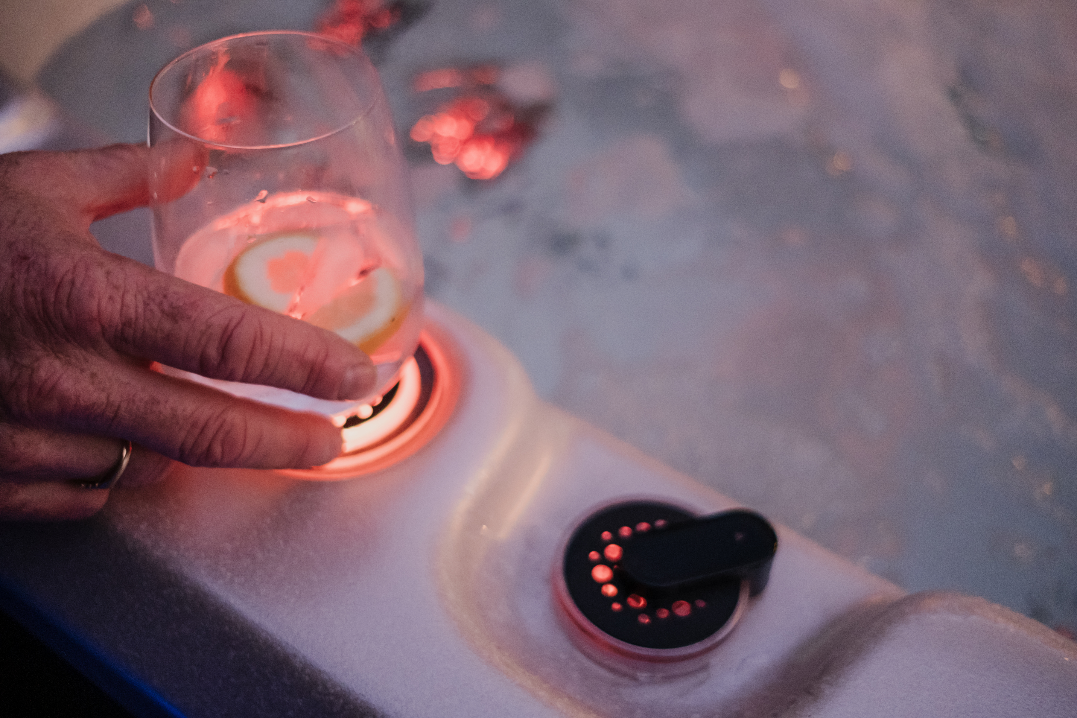 Aquagym drink holder light