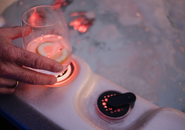 Aquagym drink holder light