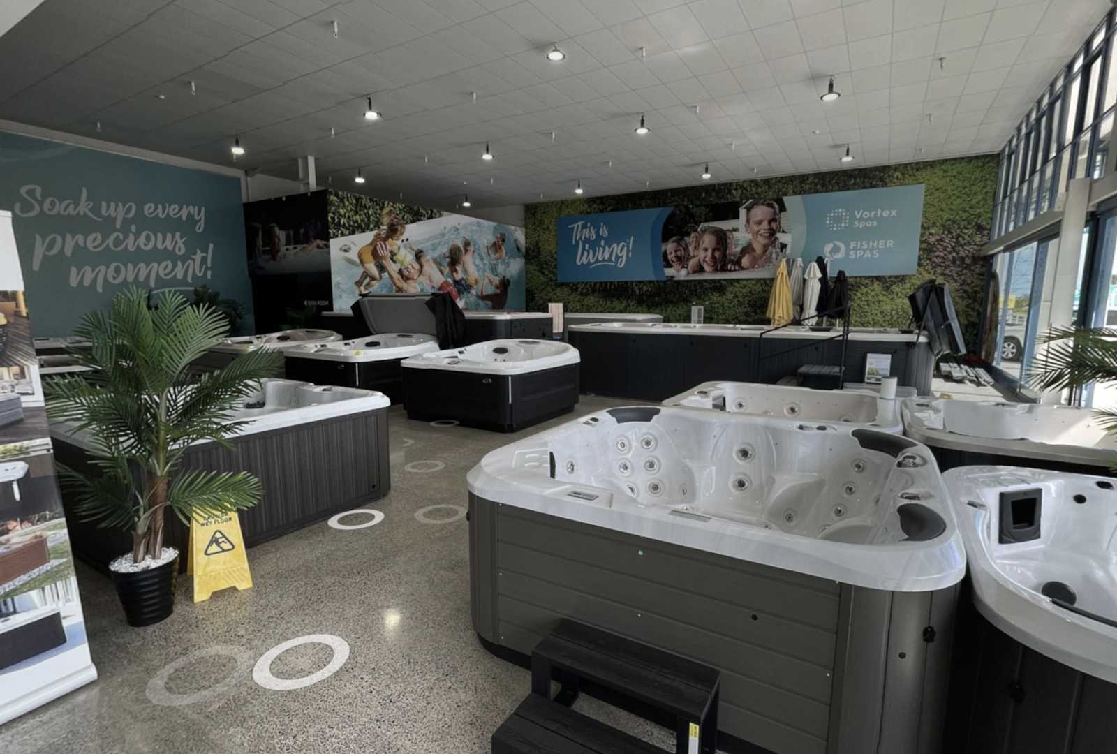 Spa World Auckland showroom