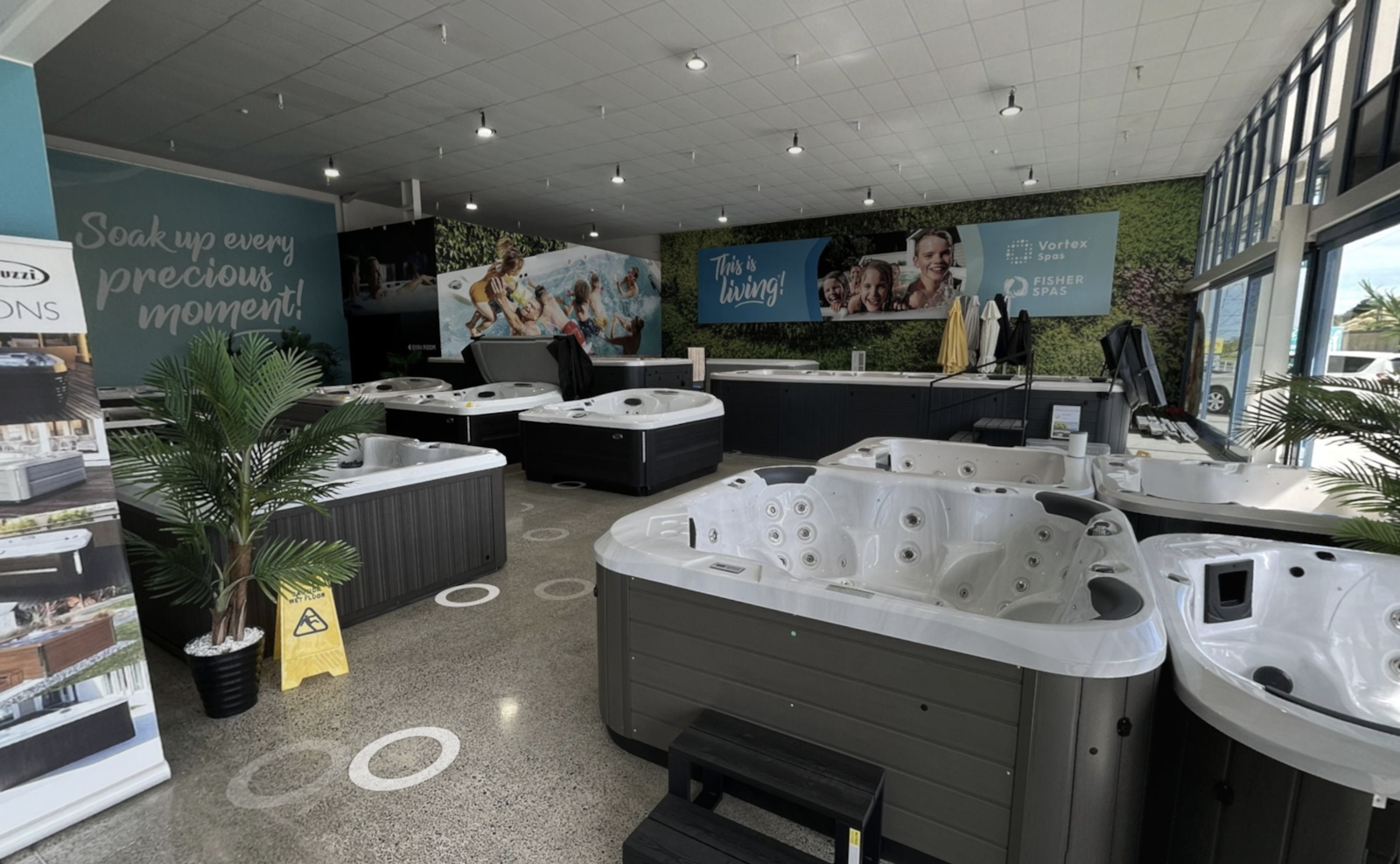 Spa World Auckland showroom