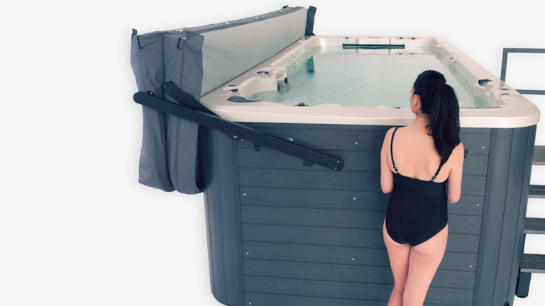 Clearlift automatic swim spa cover