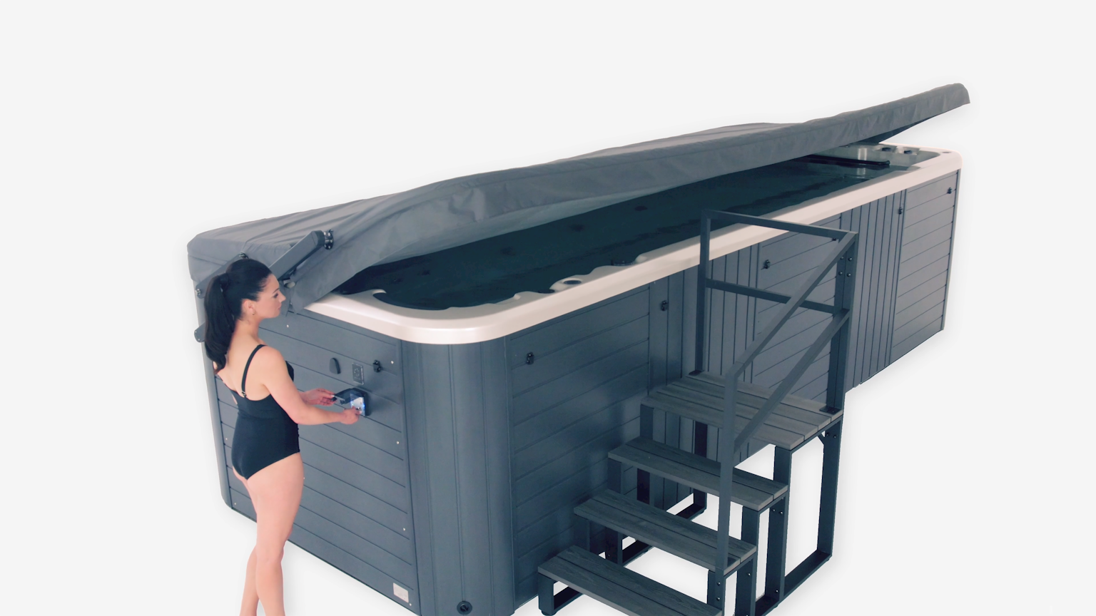 ClearLift motorised swim spa cover