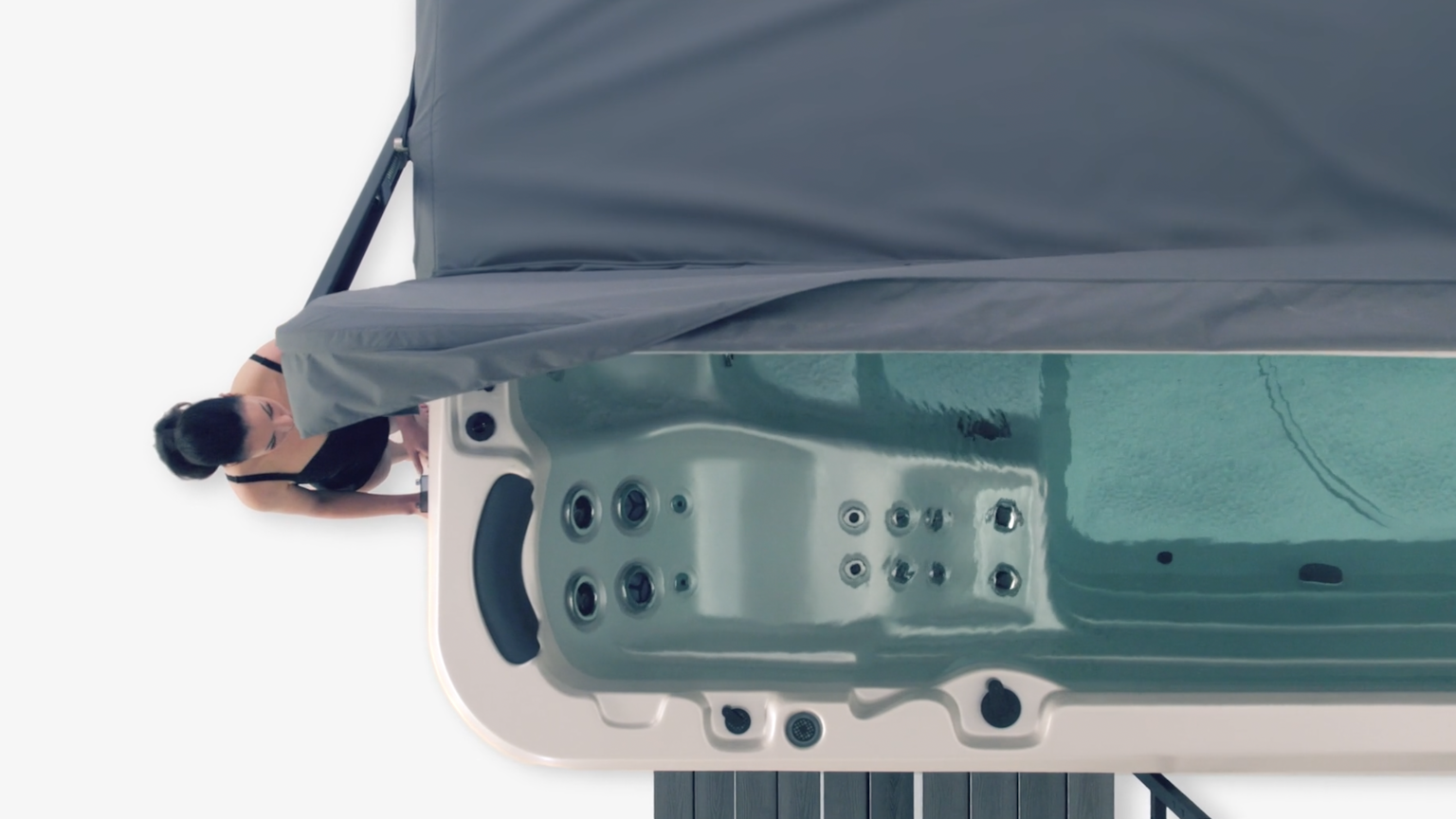 Clearlift swim spa cover