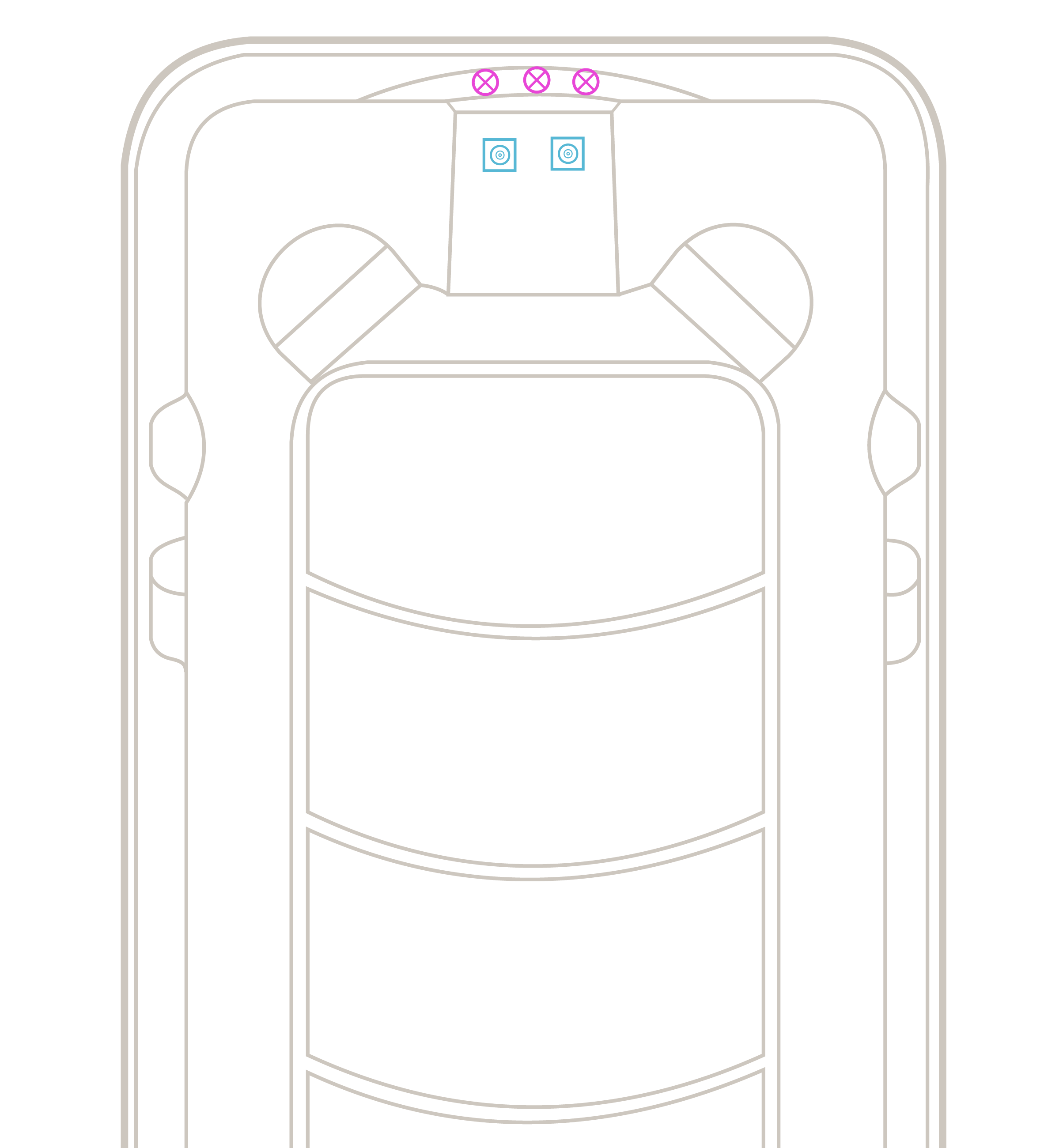 Vortex Aquagym Max Pro 2024 model swim jets layout