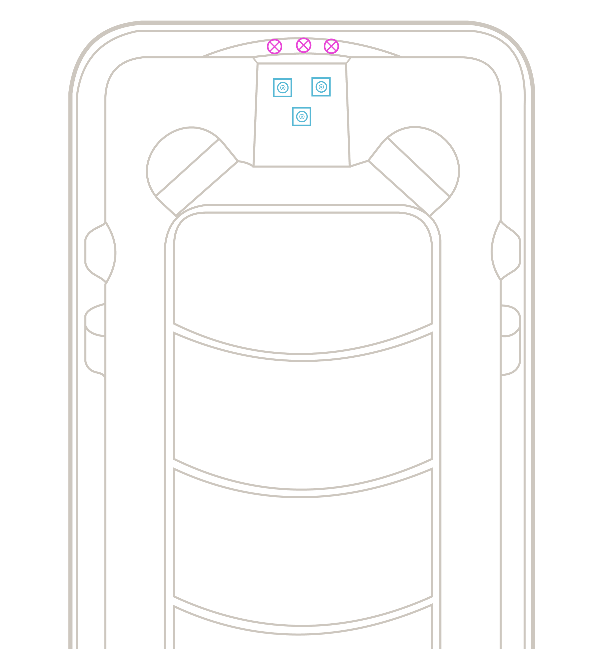 Vortex Aquagym Max Pro Plus 2024 model swim jets layout