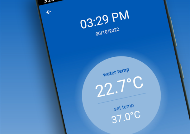 Smartlink app temp setting on spa