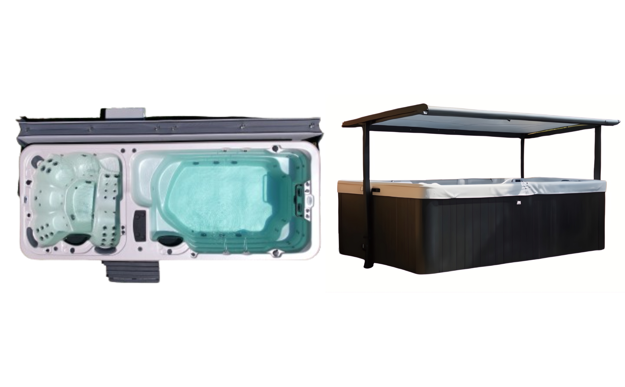 ClearLift vs Covana swim spa covers