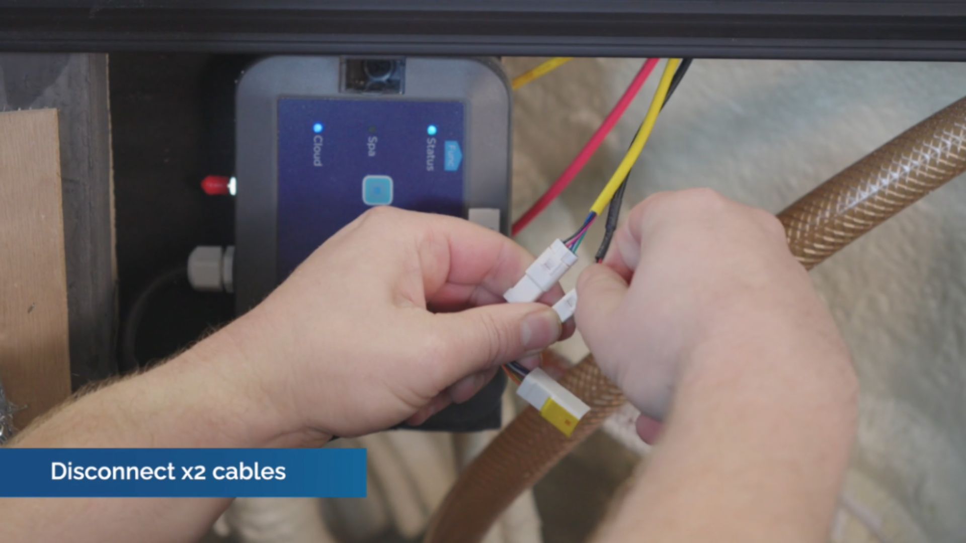 disconnecting old smarttub