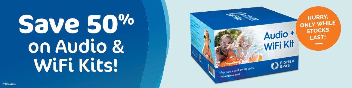 Banner image of the Fisher Audio Kit sale 50% off