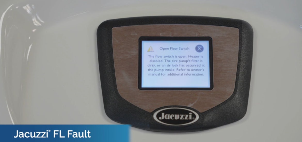 How to troubleshoot FL error in a Jacuzzi® Spa