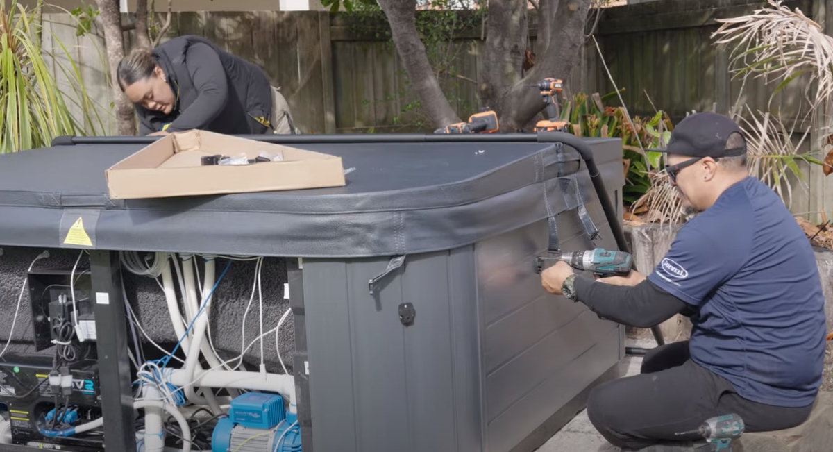 spa accessory installation