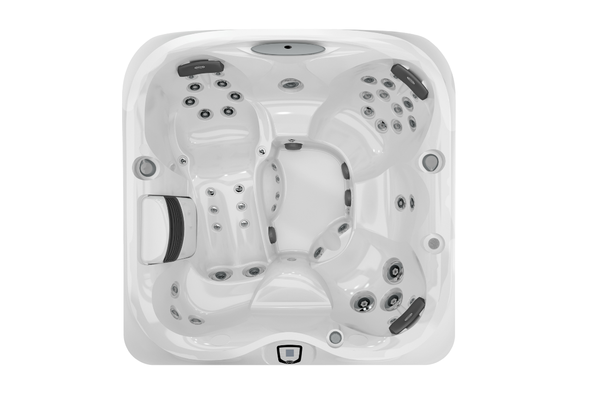 J-435 spa pool top down