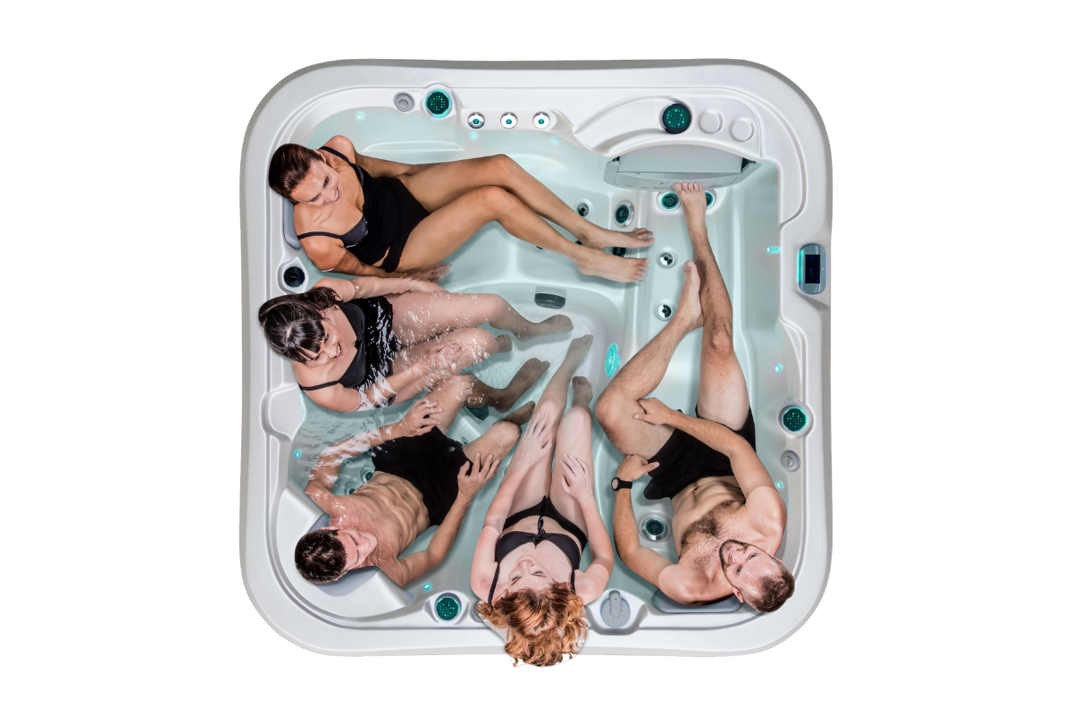 Mercury spa pool top down