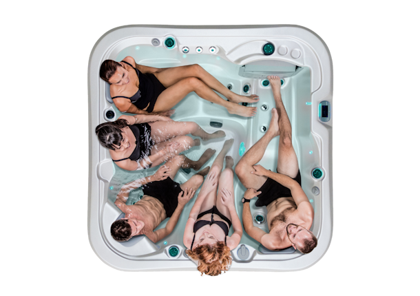 Mercury spa pool top down