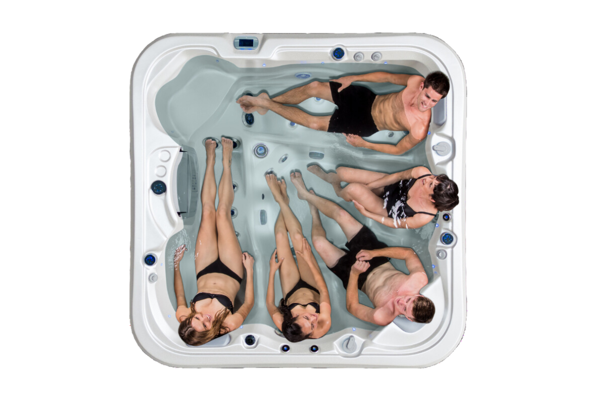 2024 Nitro spa pool top down