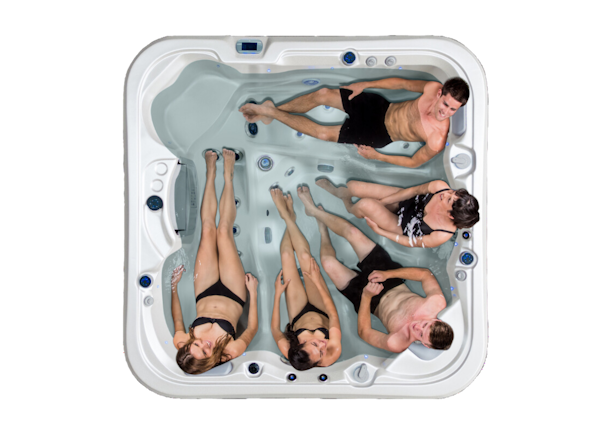 2024 Nitro spa pool top down